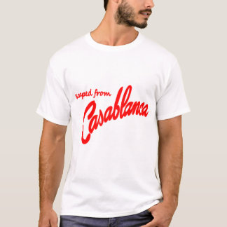 Camiseta Escapan de película de Casablanca
