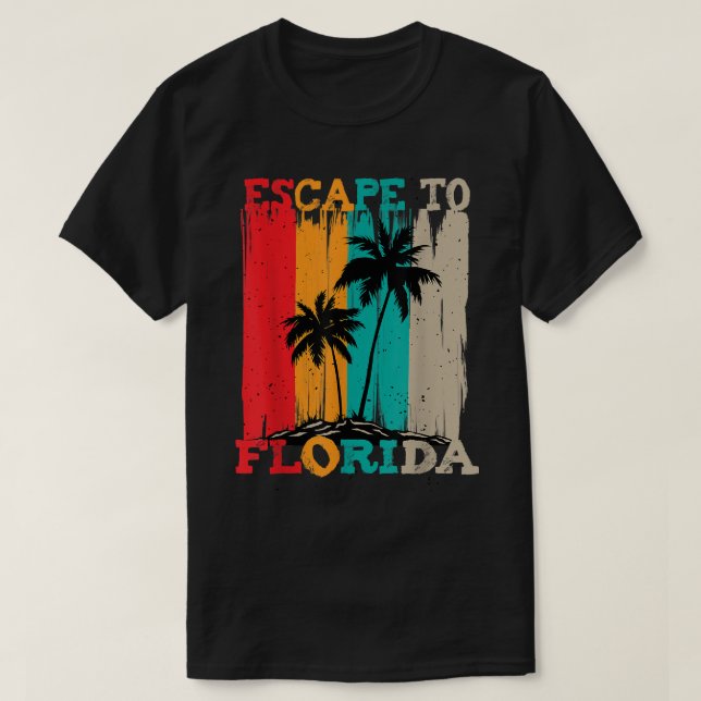 Camiseta Escapar a Florida  (Diseño del anverso)
