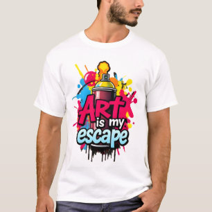 Camiseta Escapar de arte de pintura en spray - Urbanismo in