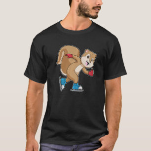 Camiseta Escapar de hielo Squirrel Patinaje sobre hielo Pre