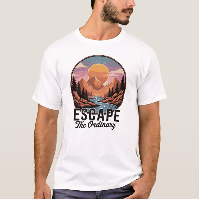 Camiseta Escapar De La Aventura Natural (Anverso)