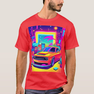 Camiseta Escapar del coche de Neon Dream