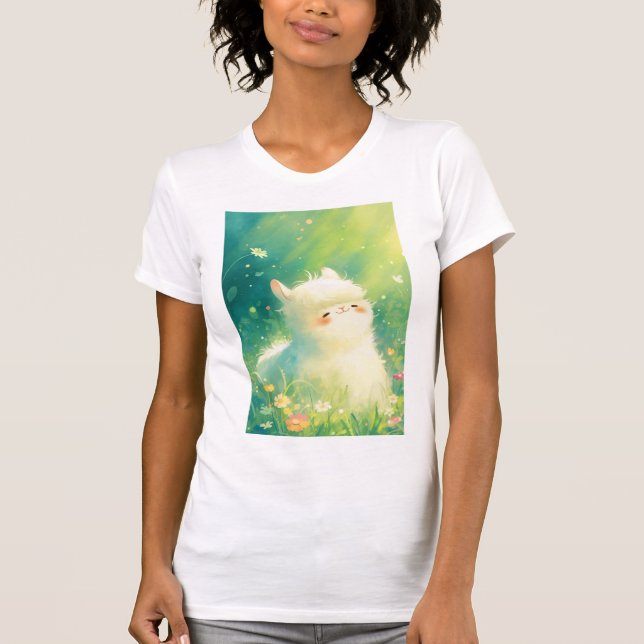 Camiseta Escapar del sol de Alpaca (Anverso)