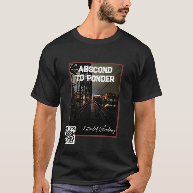 Camiseta Escapar para reflexionar 'Calle' QR (Anverso)