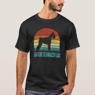 Camiseta Escaparate en miniatura Schnauzer Dad Dog