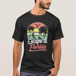 Camiseta Escape A Florida Funny Vintage