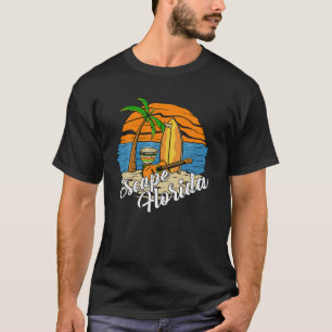 Camiseta Escape A Florida Vintage Retro Para Hombres Mujere