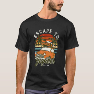 Camiseta Escape A La Playa Júpiter Florida Ocean Fl Summer