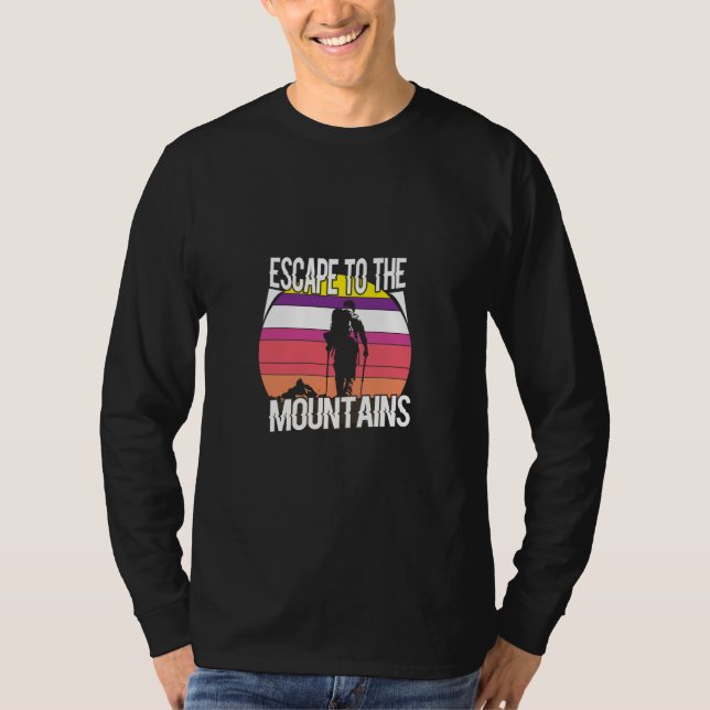Camiseta Escape a las montañas (Anverso)