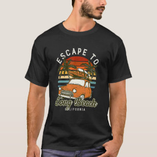 Camiseta Escape A Long Beach Ocean California Beach Bum Ca