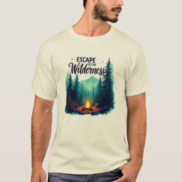Camiseta Escape al salvaje - Campfire Mountain Adven