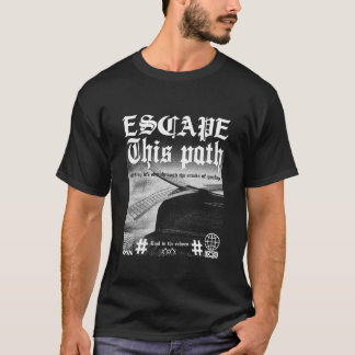Camiseta Escape de este camino Roca Vintage Molino de vient