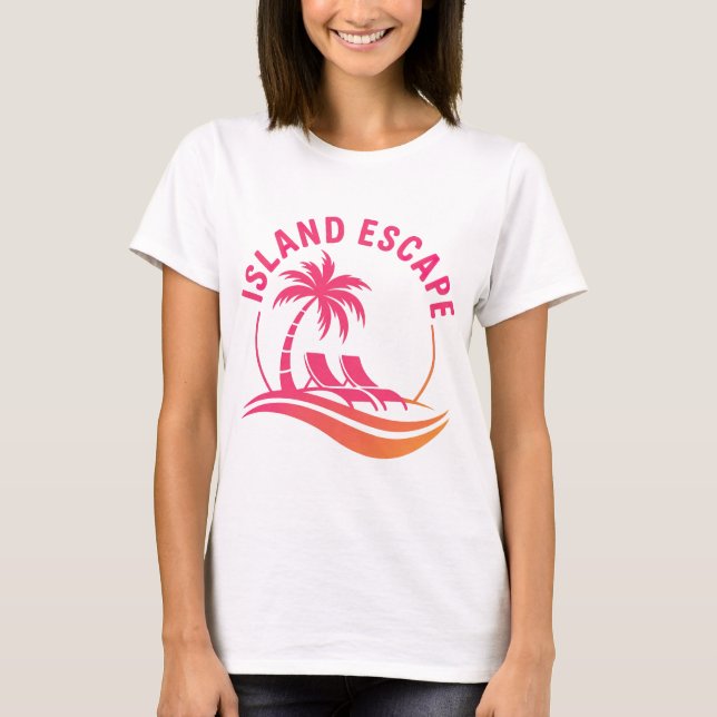Camiseta Escape de la isla (Anverso)