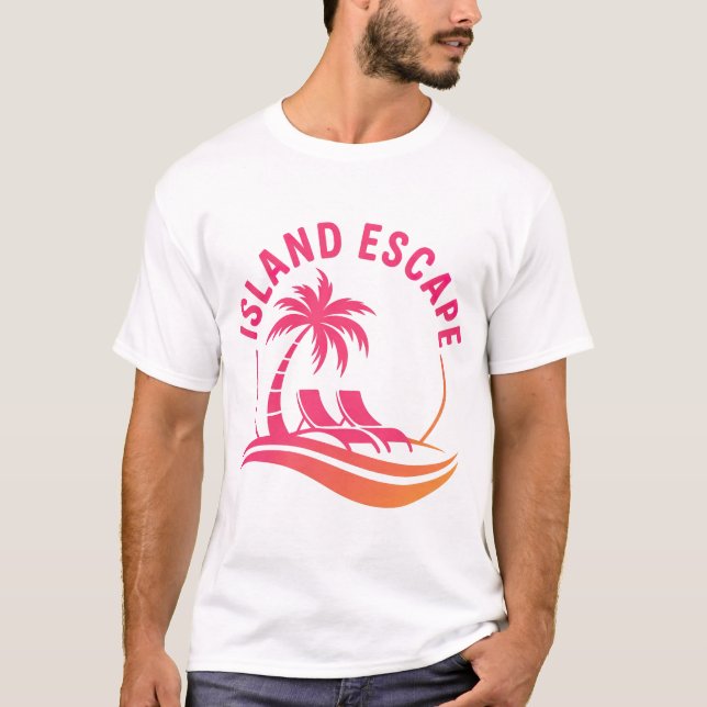 Camiseta Escape de la isla (Anverso)