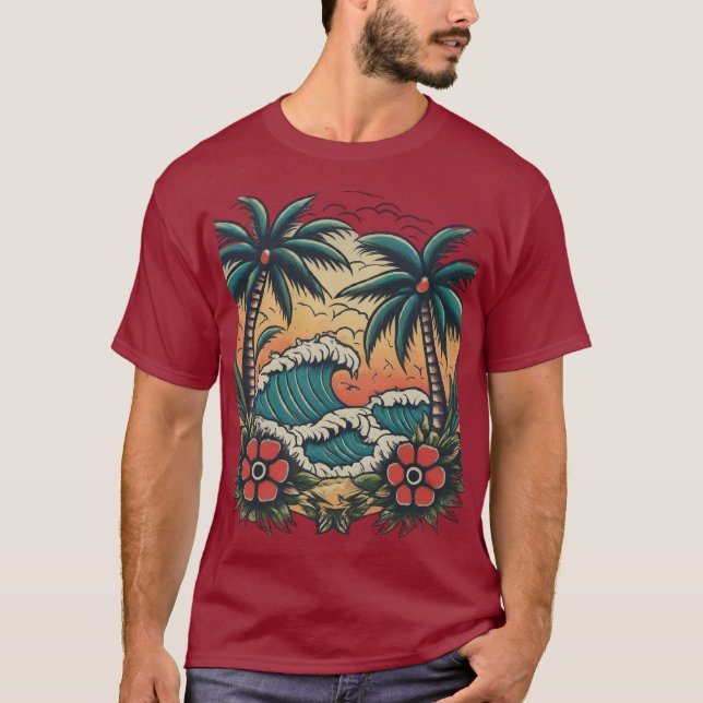 Camiseta Escape de la isla (Anverso)