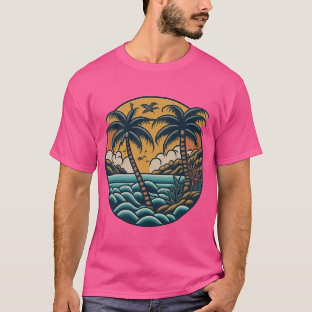 Camiseta Escape de la isla (Anverso)