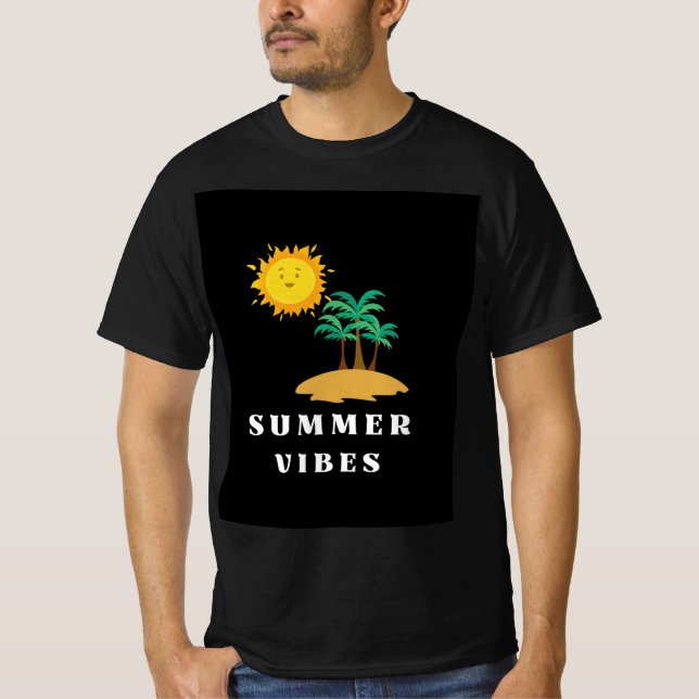 Camiseta Escape de la isla de Vibes de Verano (Anverso)