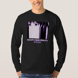 Camiseta Escape de la realidad del japonés vaporwave estéti