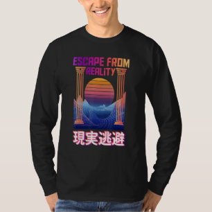 Camiseta Escape de la vestimenta de vaporolas de realidad