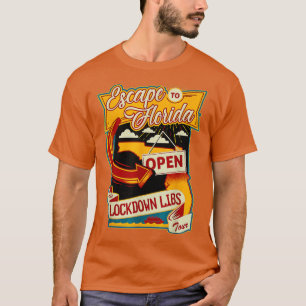 Camiseta Escape De Ron DeSantis Al Vinatge De Florida