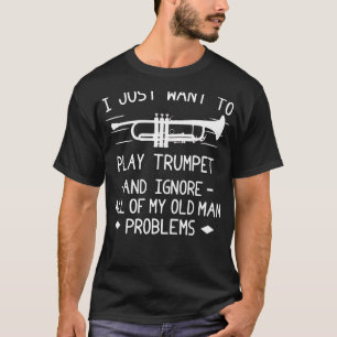 Camiseta Escape de trompetas: ¡Sonido de problemas de viejo