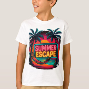 Camiseta Escape de verano interminable - Aventura Retro Sun