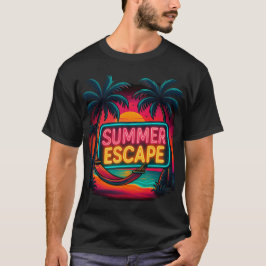 Camiseta Escape de verano interminable - Aventura Retro Sun