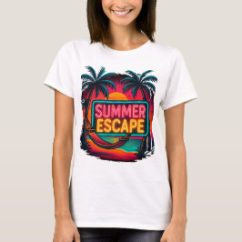 Camiseta Escape de verano interminable - Aventura Retro Sun