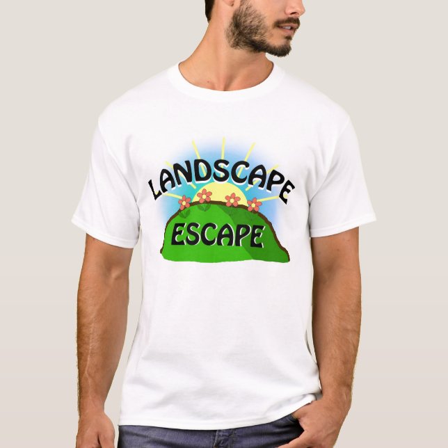 Camiseta Escape del paisaje (Anverso)