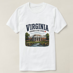 Camiseta Escape del patrimonio colonial de Virginia