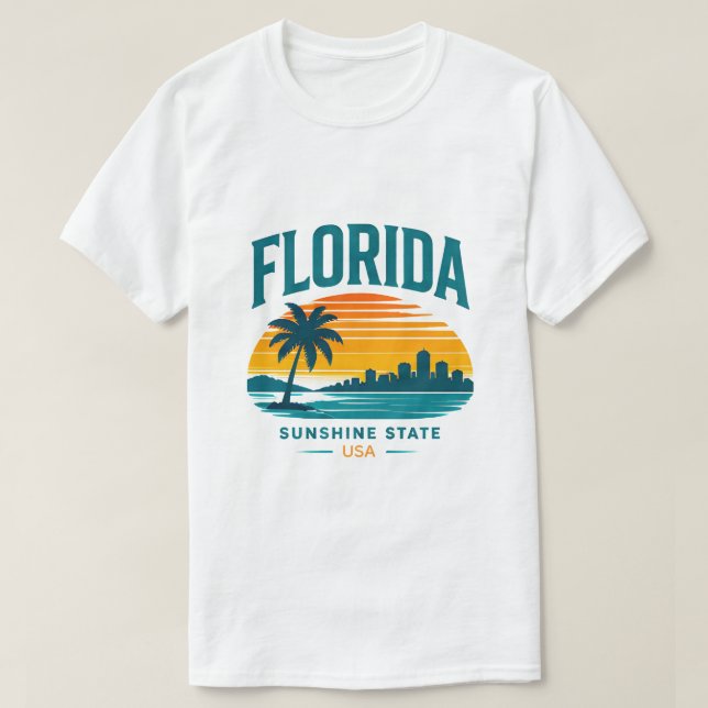 Camiseta Escape interminable verano de Florida (Diseño del anverso)