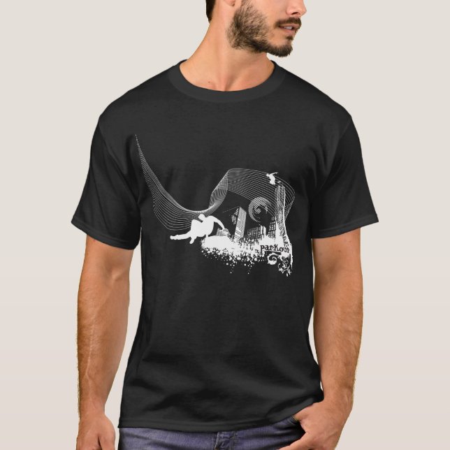 Camiseta Escape la ciudad (oscura) (Anverso)