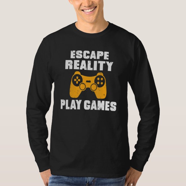 Camiseta Escape Reality Play Game (Anverso)