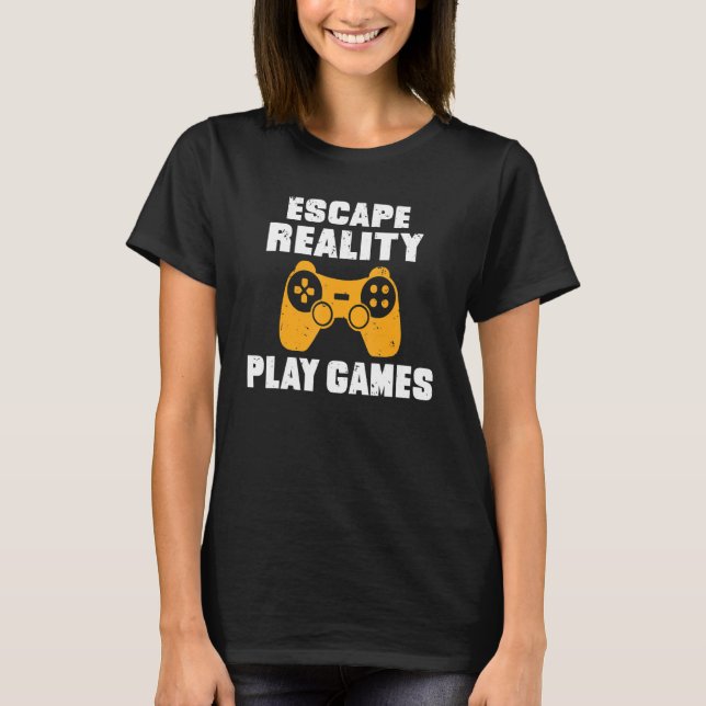 Camiseta Escape Reality Play Game (Anverso)