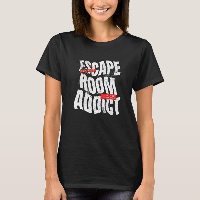Camiseta Escape Room Addict Urban Style (Anverso)
