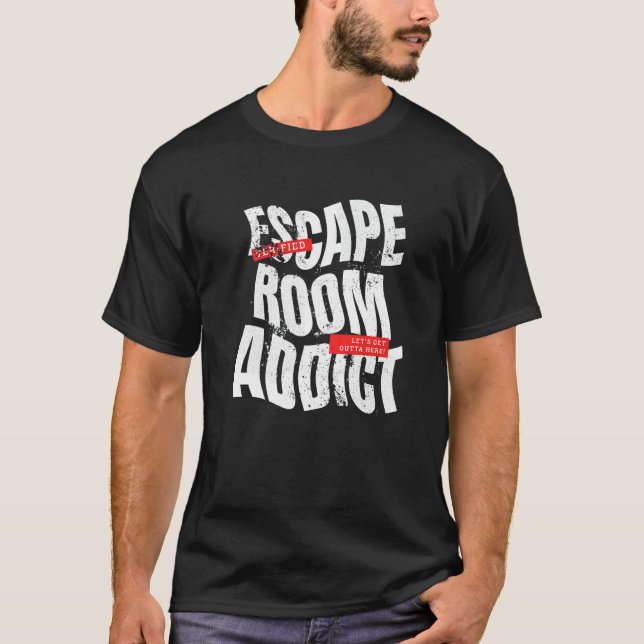 Camiseta Escape Room Addict Urban Style (Anverso)