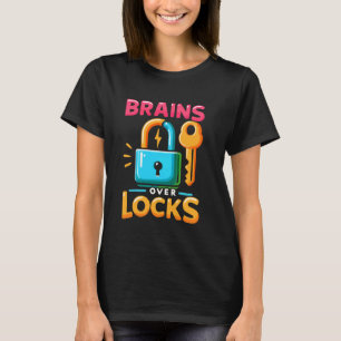 Camiseta Escape Room Game Lockking Puzzle Room Exit Game