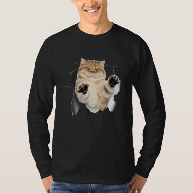 Camiseta Escaping Cat (Anverso)