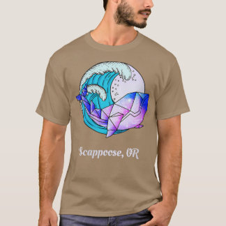 Camiseta Escapopa O Pinta Japonesa Orca Geométrica