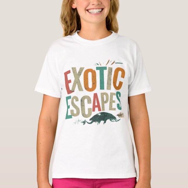 Camiseta Escapos exóticos (Anverso)