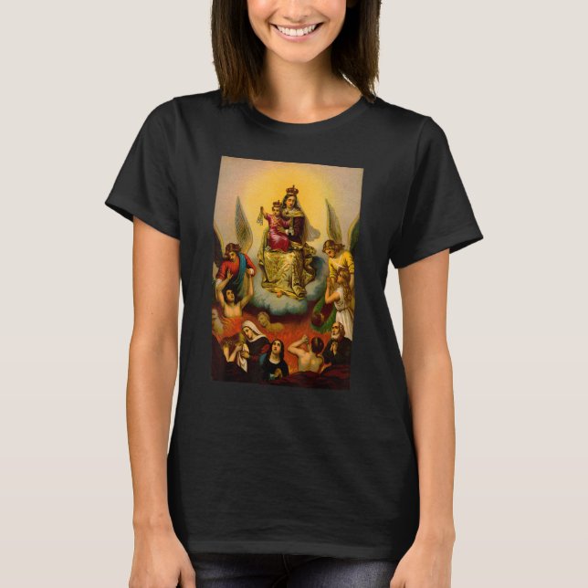 Camiseta Escapular de Nuestra Señora del Monte Carmelo Brow (Anverso)