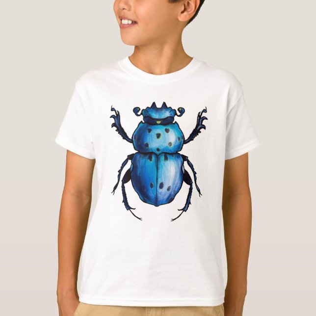 Camiseta Escarab escarabajo arte Entomología de los insecto (Anverso)