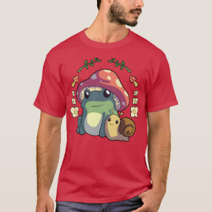 Camiseta Escarabajo de caracol Mushroom Arte estético de ép