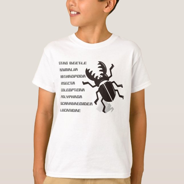 Camiseta Escarabajo de macho (Anverso)