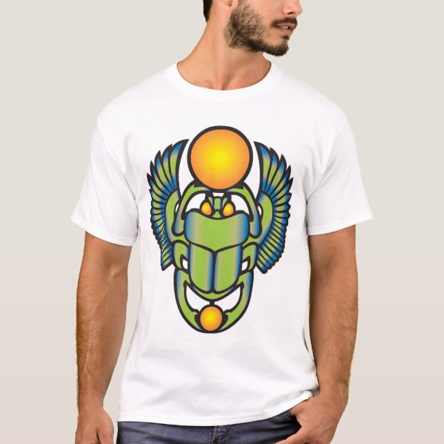 Camiseta Escarabajo egipcio (Anverso)