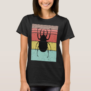 CAMISETA ESCARABAJO INSECTO VINTAGE