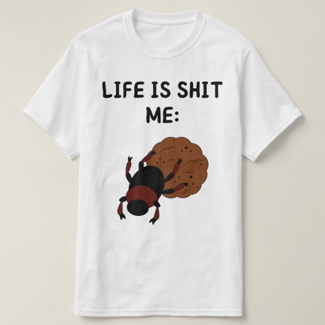 Camiseta Escarabajo pelotero (Diseño del anverso)