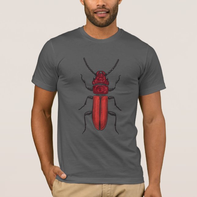 Camiseta Escarabajo rojo (Anverso)