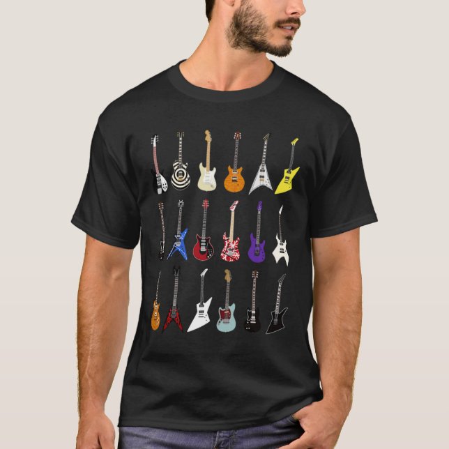 Camiseta Escaramuzas que sacudieron al mundo - Guitars icón (Anverso)