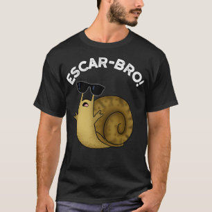 Camiseta Escarbro Cute Caracol de Escargot francés 1